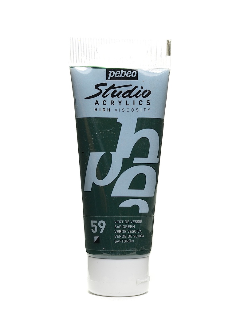 Pebeo Studio Acrylic Paint 100 Ml Opaque Sap Green