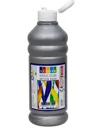 acrylic 500ml silver