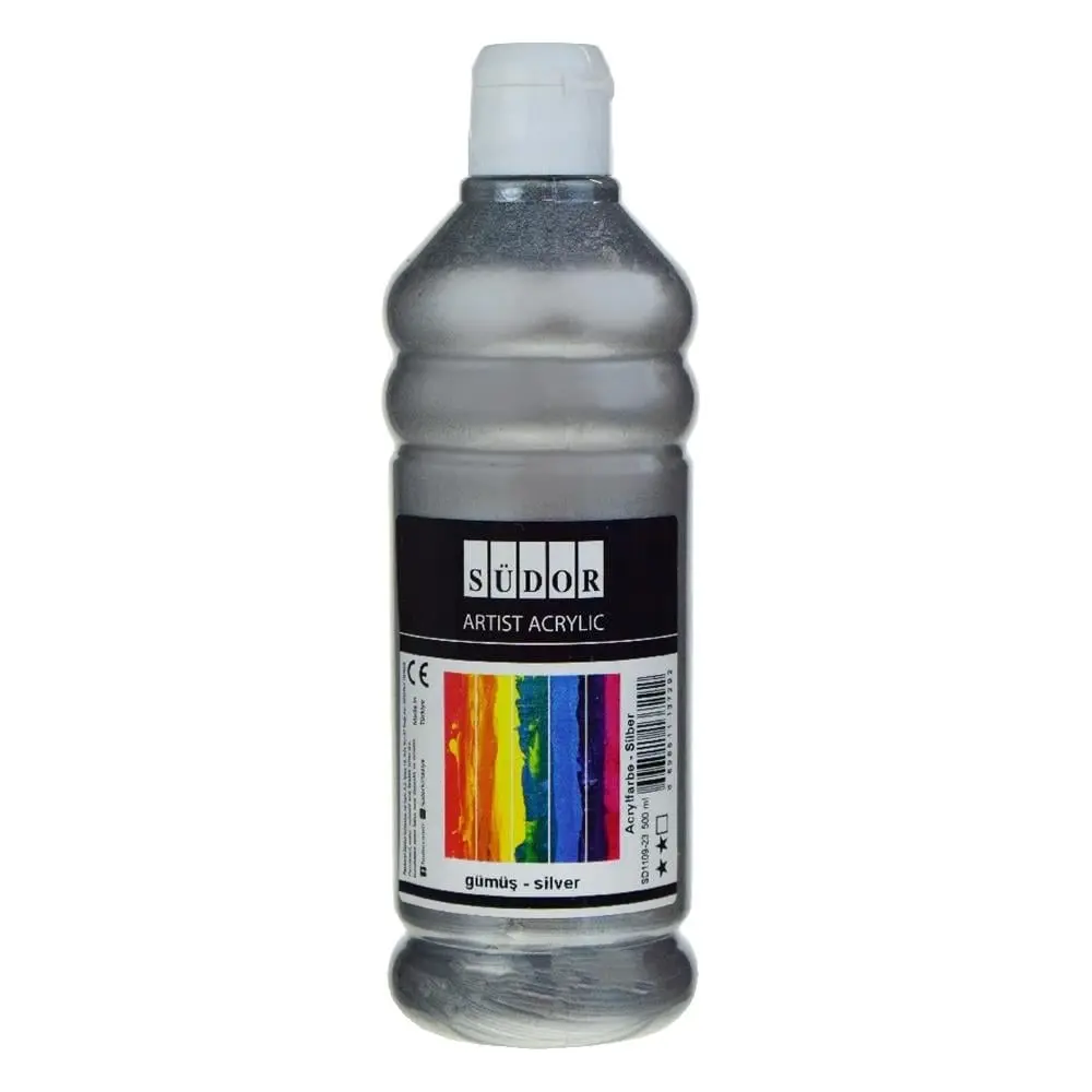 acrylic 500ml antique silver