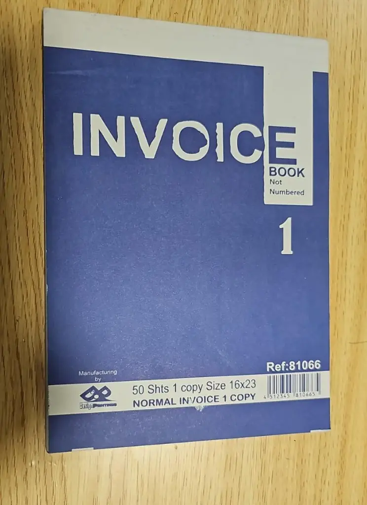  دفتر فاتورة كبير INVOIOCE نسخة