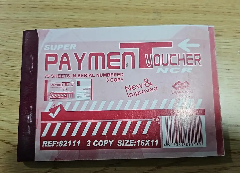 دفتر سند صرف صغير 3 نسخ 