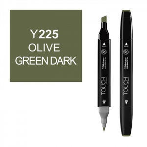 ShinHan Art 1110225-Y225 Twin Olive Green Dark Marker  Black