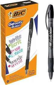 BIC Gelroller Gel-ocity Illusion Zwart