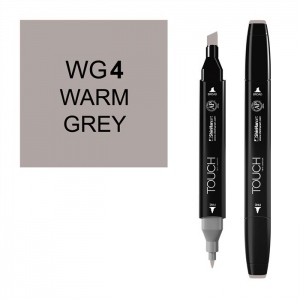 ShinHan Art 1111040-WG4 Twin Warm Grey 4 Marker  Black