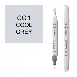 ShinHan Art 1212010-CG1 Twin Cool Grey 1 Marker  White