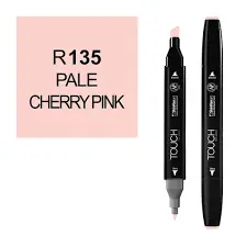 ShinHan Art 1110135-R135 Twin Pale Cherry Pink Marker  Black