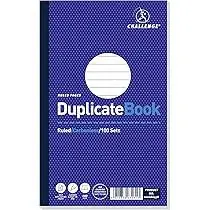 DUPLICATE BOOK 100 A6