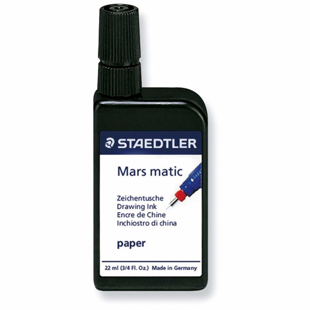 [745r-9] STAEDTLER MARS DRAWING INK22ml BLACK