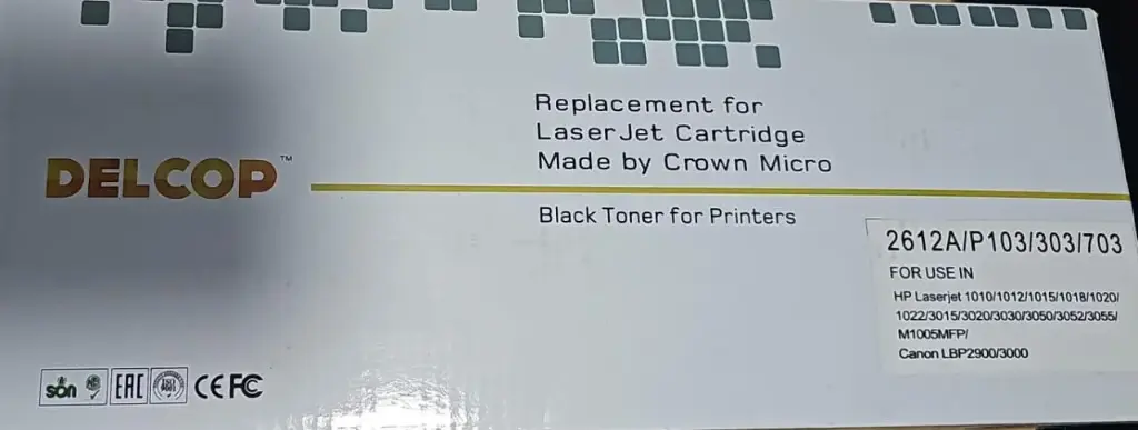 [2612A/P103/303/703] DELCOP  2612A/P103/303/703 محبرة