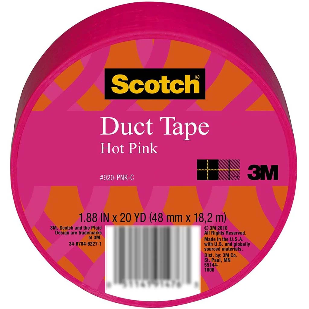 Duct Tape, 1.88in X 20 Yds, Hot Pink تلزيق