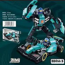 [TH3503-65] لعبة تركيب سيارة ورجل الي SUPER 