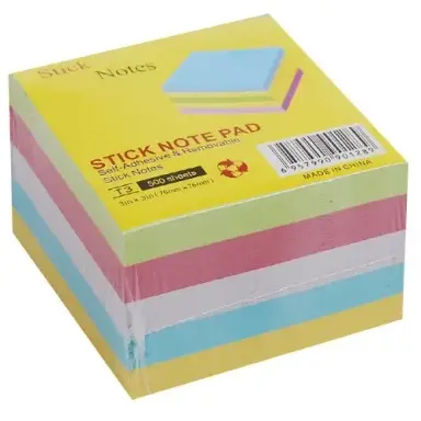 [cd-34] stick note pad 400sheet  ملون