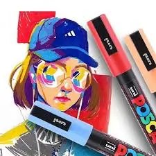 [pc-3m 0] Uni POSCA Fine Markers PC-3M